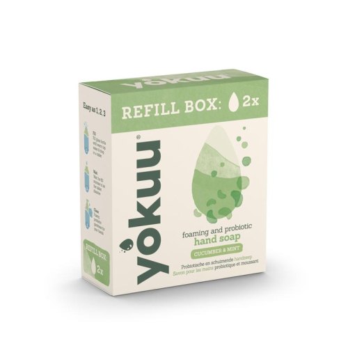 2 pearls Yokuu Handsoap Cucumber & Mint Refill