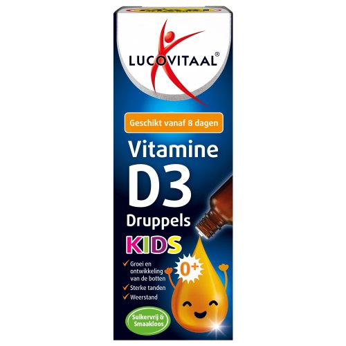 50 Ml Lucovitaal Vitamine D3 Druppels Kids