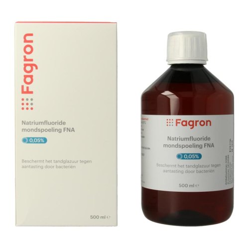 Fagron Natriumfluoride Mondspoeling 0,05% 500 Ml