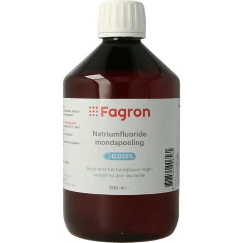 500 ml Fagron Natriumfluoride Mondspoeling 0,025%