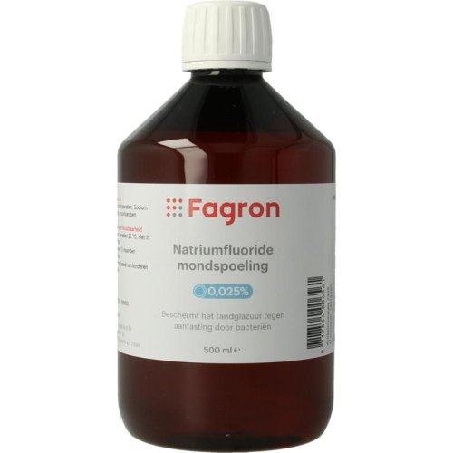 Fagron Natriumfluoride Mondspoeling 0,025% 500 Ml
