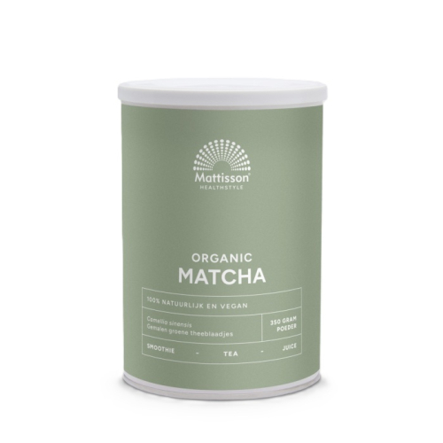 350 gram Mattisson Matcha Poeder Bio
