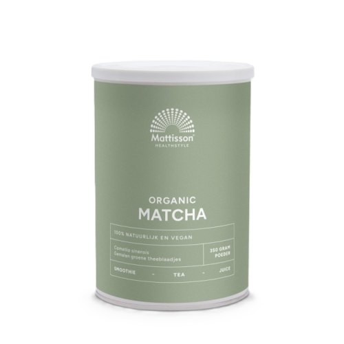 350 gram Mattisson Matcha Poeder Biologisch