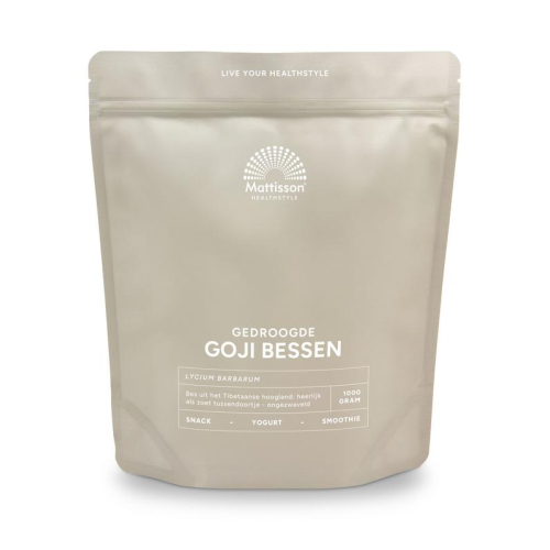 1000 gram Mattisson Goji Bessen Gedroogd