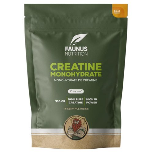 350 gram Faunus Nutrition Creatine Monohydraat Creapure