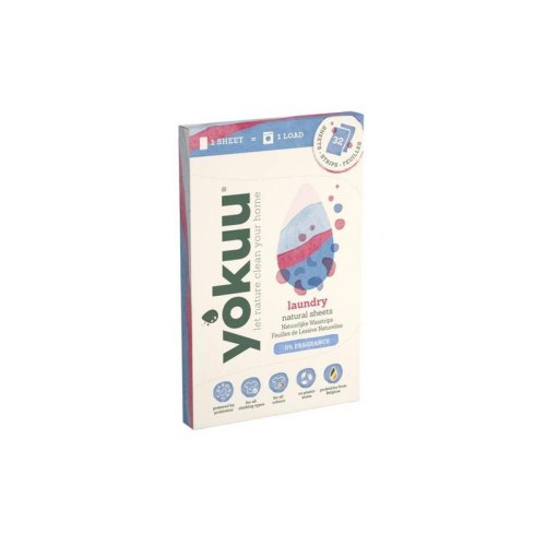 96 gram Yokuu Laundry Sheets 0% Parfum