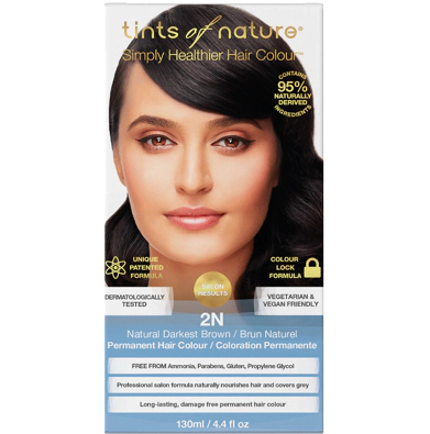 1 Packung Tints of Nature 2N Darkest Brown