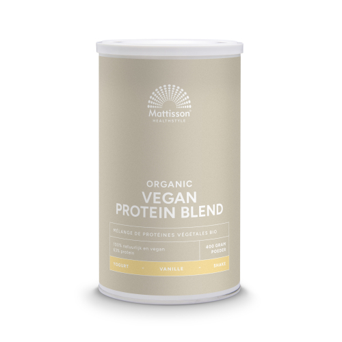 400 Gramm Mattisson Biologische Vegan Proteïne Blend 63% Vanille