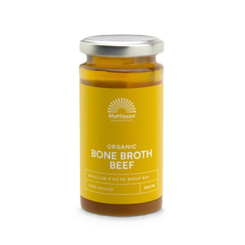 Mattisson Bone Broth Beef Bouillon Biologisch 240 Ml