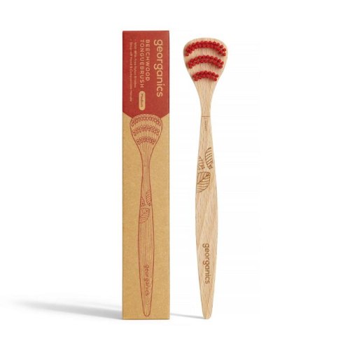 Georganics Tounge Brush Medium Beechwood 1 Stücke