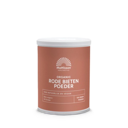 125 gram Mattisson Rode Bieten Poeder Biologisch