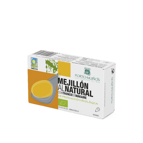 120 Gramm Porto Muinos Mosselen met Wakame Biologisch