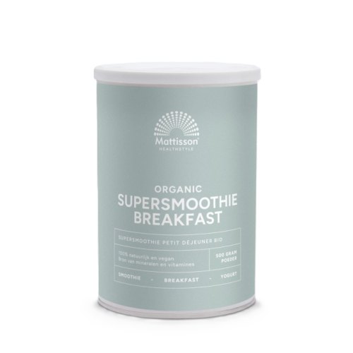 500 gram Mattisson Super Smoothie Breakfast Biologisch