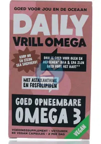 60 Kapseln Daily Supplements Daily Vrill Omega Plantaardige Krillolie