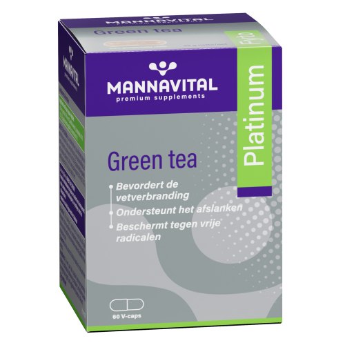 60 Kapseln Mannavital Green Tea Platinum