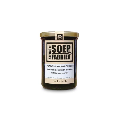 400 ml Kleinste Soep Fabriek Paddenstoelenbouillon met Kombu Biologisch