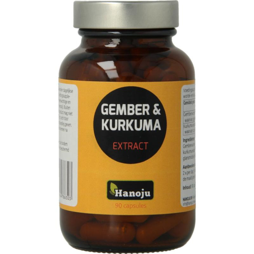 90 capsules Hanoju Gember & Kurkuma Extract