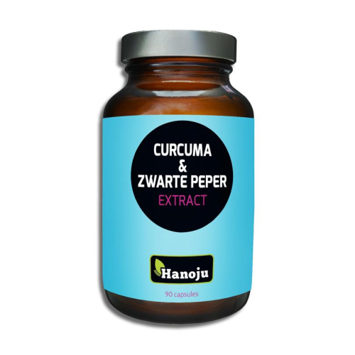 90 capsules Hanoju Curcuma & Zwarte Peper Extract