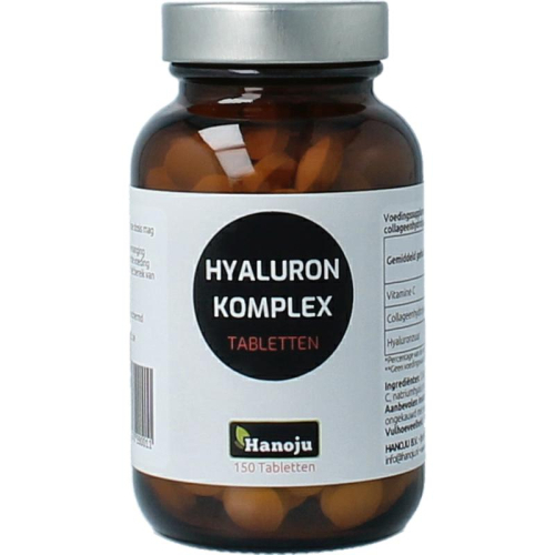 150 tabletten Hanoju Hyaluron, Collageen & Vitamine C Complex