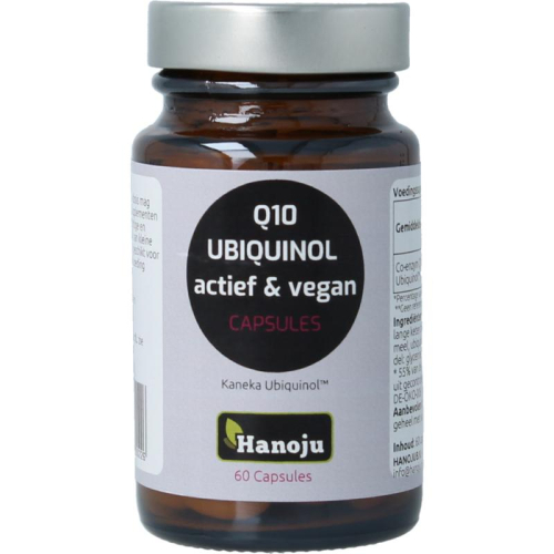 60 capsules Hanoju Q10 Ubiquinol actief & vegan
