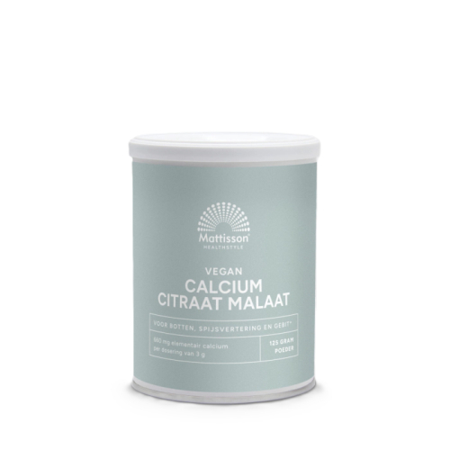 125 Gramm Mattisson Calcium Citraat Malaat