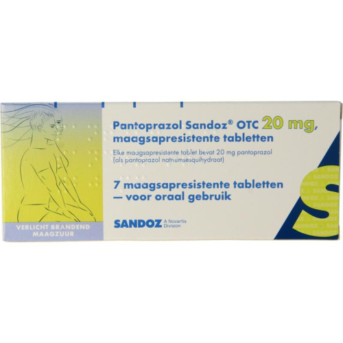 7 Tabletten Sandoz Pantoprazol 20 mg