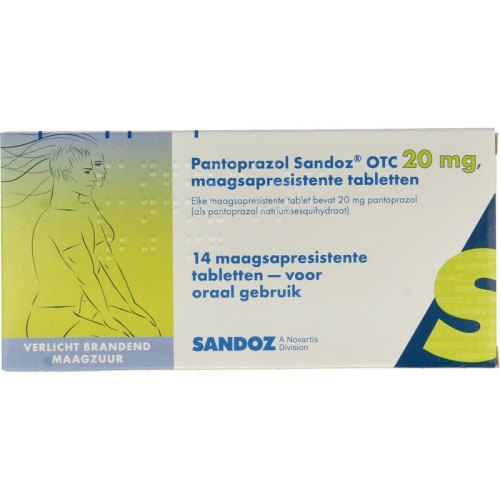 14 tabletten Sandoz Pantoprazol 20 mg