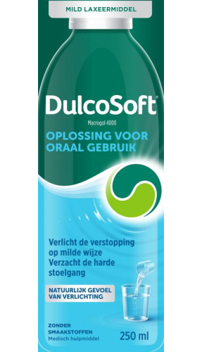 250 ml Sanofi Dulcosoft Mild Laxeermiddel Macrogol Vloeibaar