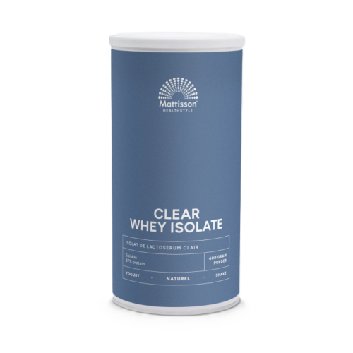 400 Gramm Mattisson Clear Whey Isolate Naturel
