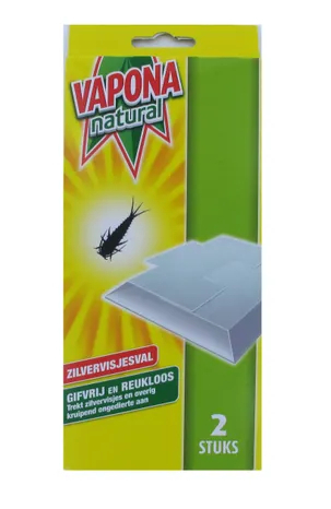 2 stuks Vapona Zilvervisjesval