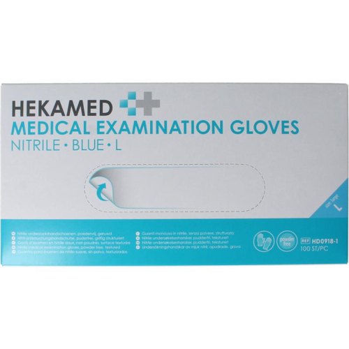 100 Stücke Heka Handschoenen Soft Nitrile L