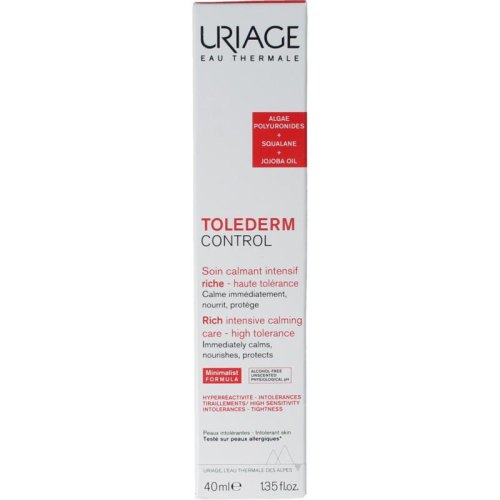 Uriage Toléderm Control Rich Intensive Calming Care 40 ml