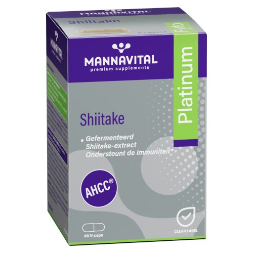 60 Kapseln Mannavital Shiitake Platinum