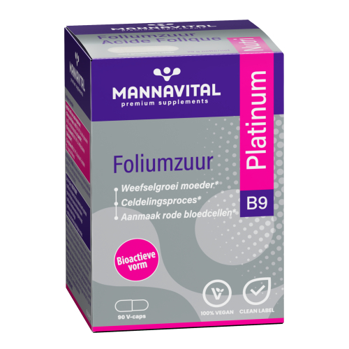 foliumzuur-platinum-mannavital-90-v-caps