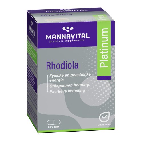 60 Kapseln Mannavital Rhodiola Platinum
