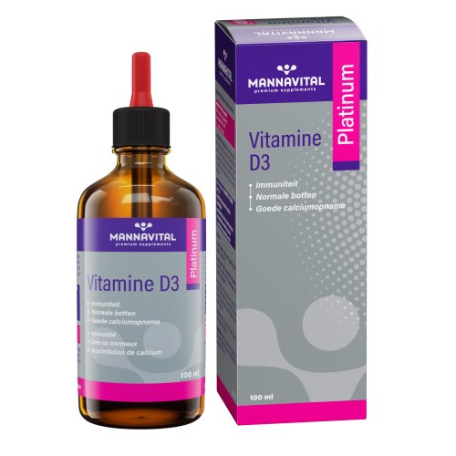 100 Ml Mannavital Vitamine D3 Platinum