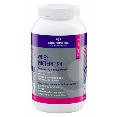 900 Gramm Mannavital Whey Proteine 94 Platinum