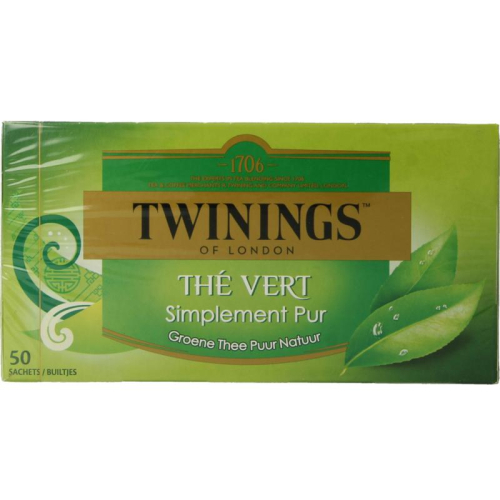 50 zakjes Twinings Groene Thee