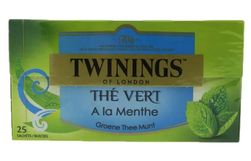 Twinings Groene Thee Munt 25 Tüte