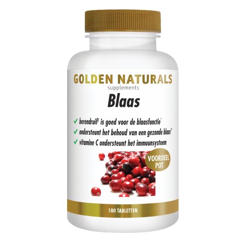 180 Tabletten Golden Naturals Blaas Voordeelpot