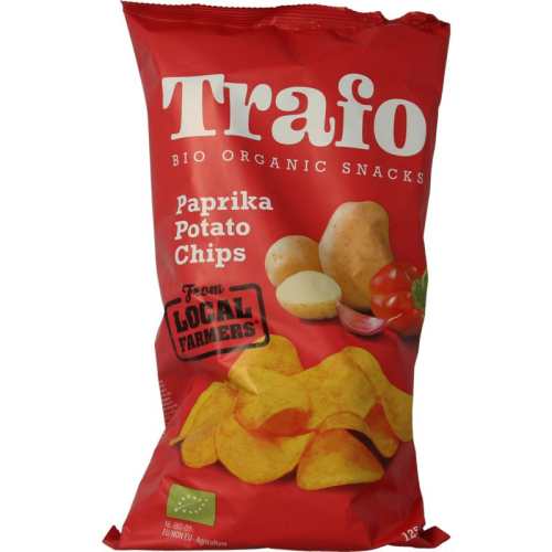 125 gram Trafo Chips Paprika Biologisch
