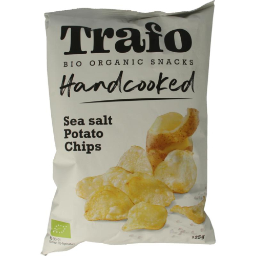 125 gram Trafo Handcooked Chips Seasalt Biologisch
