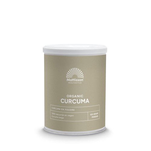 125 gram Mattisson Curcuma Powder Biologisch