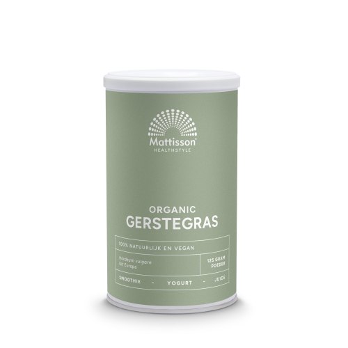 125 gram Mattisson Gerstegras Poeder Biologisch