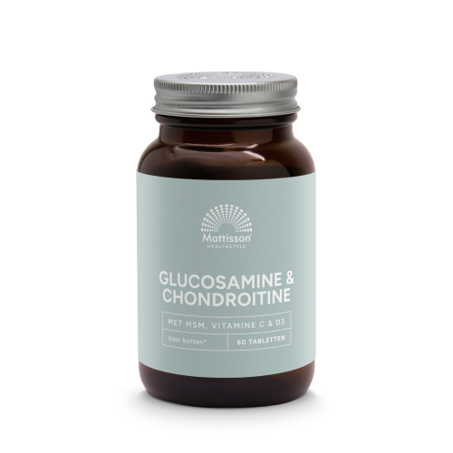 60 Tabletten Mattisson Glucosamine & Chondroïtine met MSM, Vitamine C & D3