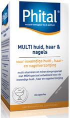Phital Multi Huid Haar Nagels 60 Kapseln