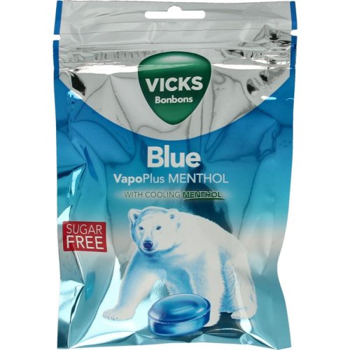 72 gram Vicks Blue VapoPlus Menthol Suikervrij