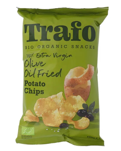 100 gram Trafo Potato Chips Gebakken in Olijfolie Biologisch