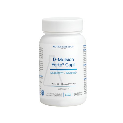 60 capsules Biotics D-Mulsion Forte Caps