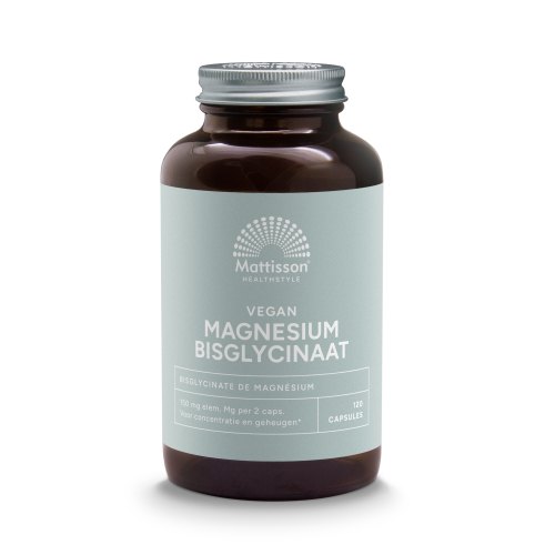 120 capsules Mattisson Magnesium Bisglycinaat 150 mg Vegan